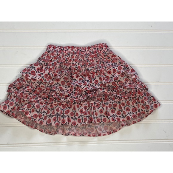 Pink and red ruffle skirt - Picture 2 of 2